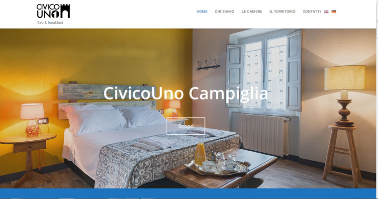 CivicoUno Campiglia sito web reallizzato con wordpress
