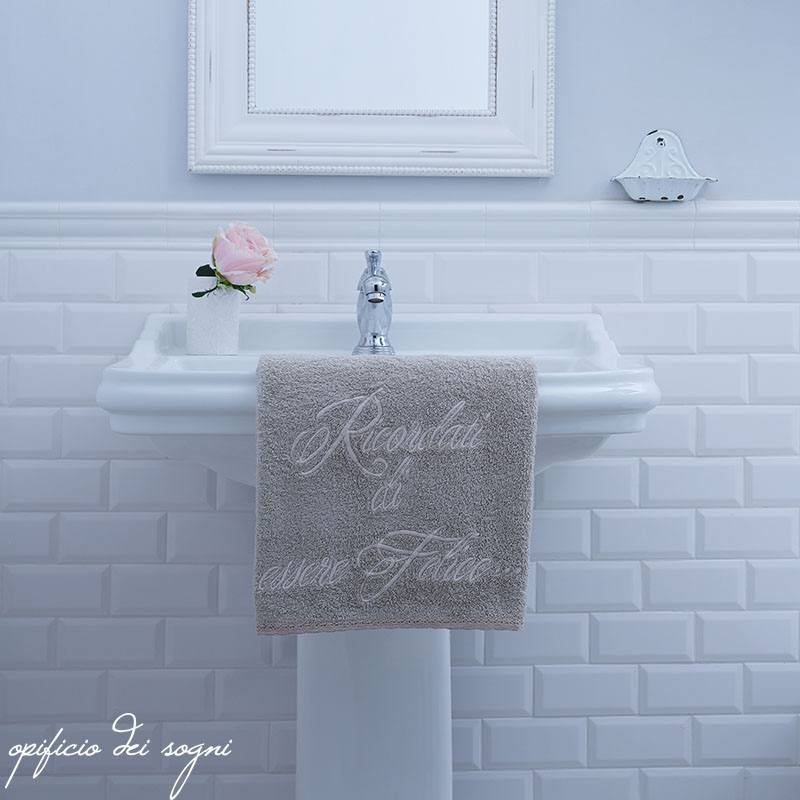 Felicità, set bagno spugna - Biancheria per la casa di opificio dei sogni