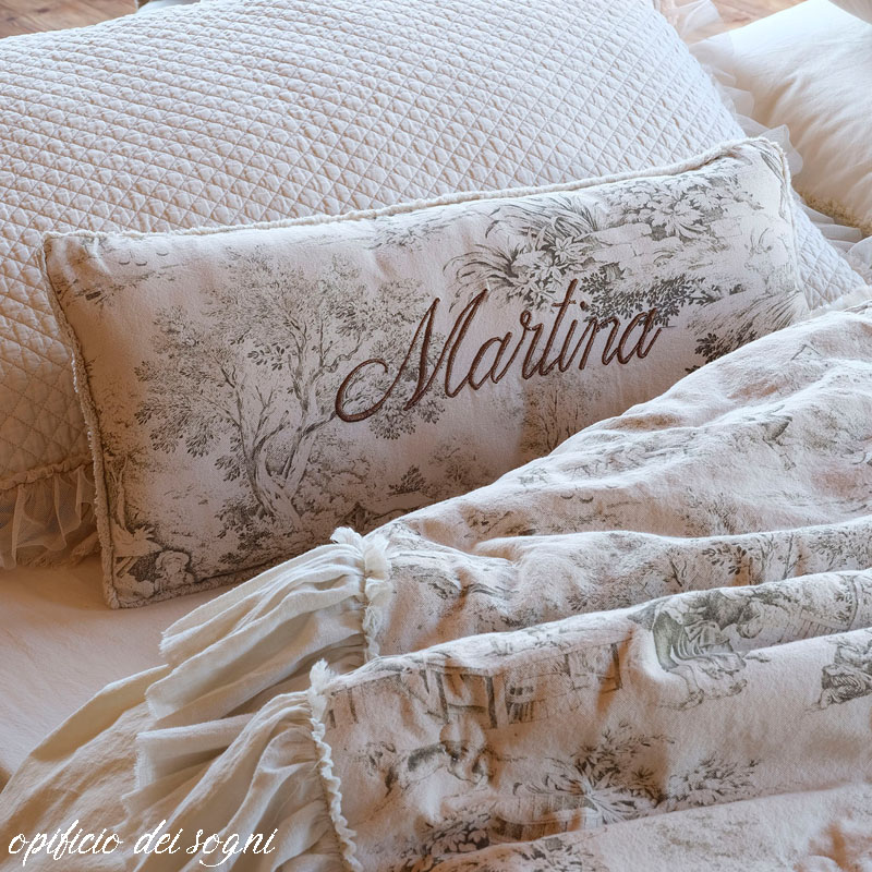 Il mio jouy, cuscino - Biancheria per la casa di opificio dei sogni